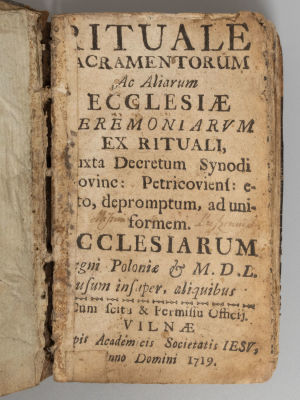 [С описанием ритуала экзорцизма] [На лат. яз. Ритуал таинств и других церковных церемоний]. 