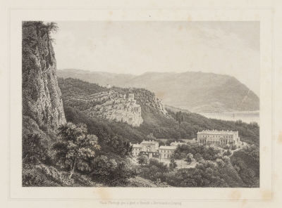 [Воспоминание о Крыме] Орианда. 1883. Бумага, гравюра на меди. Размер 16,5х22 см. Условно 