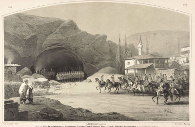 [Русский художественный листок Тимма] Приезд И. И. В. Великих князей Николая Николаевича и 