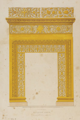 [Древности Российского государства] Входные двери в Золотую палату. №2. Хромолитография Ф. 