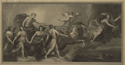 Рени Г. (по рисунку), Райнальди Ф. (гравер). Аврора. С фрески Г. Рени. Первая половина XIX 