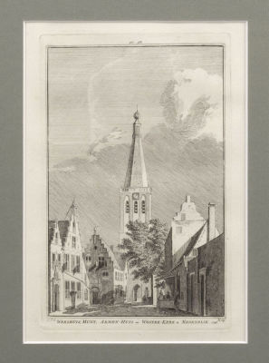 Шпильман Х. (гравер), Пронк К. (по рисунку) Виды Нидерландов. Сиротский приют, дом для бедных и 