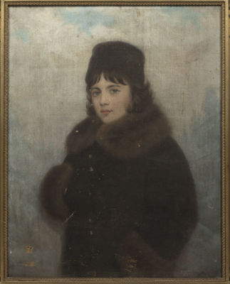 Н/х. Неизвестная. Рубеж XIX-XX вв. Холст, масло. Размер по раме 98х80 см. Размер в свету 61,5х78 см.