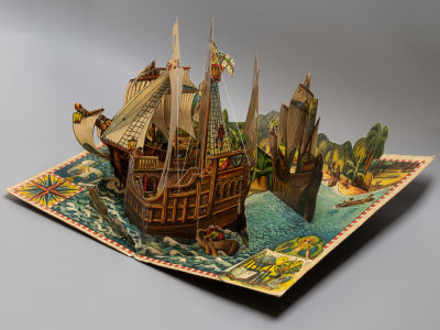 [На англ. яз. Христофор Колумб. Художник В. Кубашта]. Christopher Columbus. Bilder von V. 