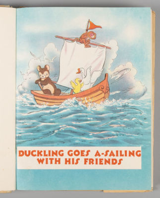 [На англ. яз. Морское приключение утенка и его друзей] Wang To-Ming. Duckling goes a-sailing 
