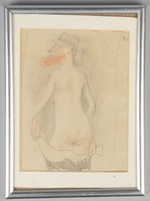 Лебедев В. В. [приписывается] Портрет художника Н. А. Тырсы. 1930-е гг(?) Бумага, карандаши. 