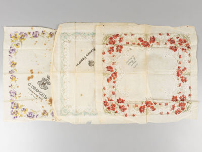 Жорж Борман, E. Terno и С. Иванов. Салфетки кондитерских С.-Петербурга. Начало ХХ в. Редкость!. Р 