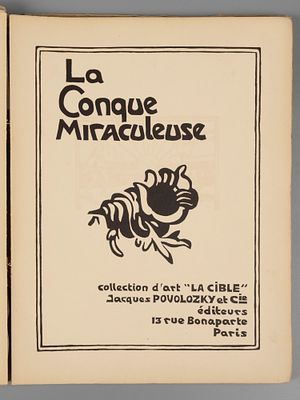 [Экземпляр № 150 из 310] [На фр. яз. Мерсеро А. Чудесная Раковина] Mercereau A. La Conque 