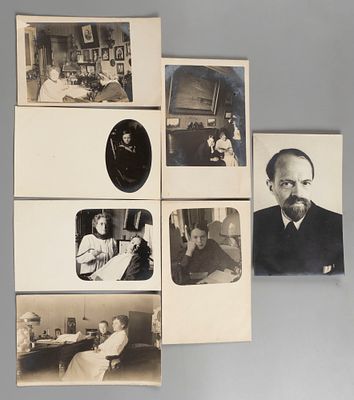 [Из архива худ. Н. Н. Дубовского] Портреты сына художника С. Н. Дубовского. Семь фотографий на 