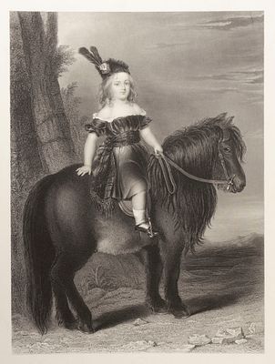 Солтер У. (по оригиналу), Кокран Дж. (гравер) Юный кавалер. XIX в. Гравюра на стали. Размер 