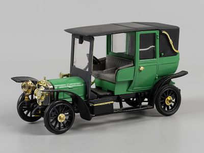 Коллекционная модель. Руссо-Балт. "Ландоле 1910". Вт. пол. ХХ в. Металл, окрашивание, пластик. Р 