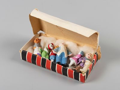 Сувенирный набор. Золотой ключик. Завод стеклянных елочных украшений и оптических изделий. 