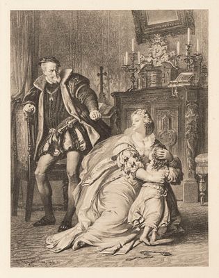 Дон Карлос. Иллюстрация к драматической пьесе "Дон Карлос, инфант Испании" Ф. Шиллера. 