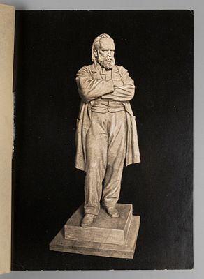 Памятник на могиле А. И. Герцена в Ницце. Фототипия. Из издания "История России в XIX веке". 