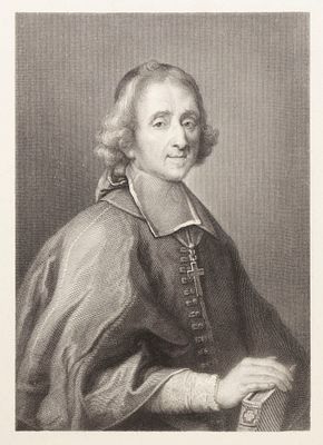 Портрет Франсуа Фенелона. XIX в. Бумага, гравюра на стали. Размер 25,5х16 см. Хорошее 