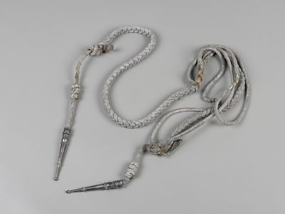 РИА. Аксельбант офицерский адъютантский с карандашами. Россия кон. XIX, нач XX в. Металл, серебрение