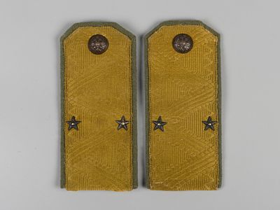 РИА. Парные полевые погоны погоны генерал-майора Российской Императорской армии. Начало ХХ в. Раз 