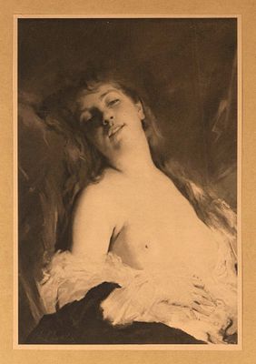 [Премия журнала &laquo;Новый мир&raquo;] Шаплен Ш. Воспоминания. 1907. Гелиогравюра. Размер 49х34 см. Условн 