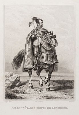 Циглер Ж.-К. (по оригиналу), Жубер (гравер). Портрет Луи де Сансера, французского военачальника 