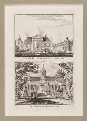 Слипман Х.(гравер). Эльсвут в Овервене, Северная Голландия. Лист 307. Середина XVIII века. 