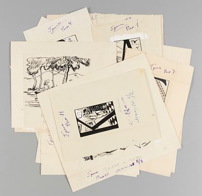 Смеляков А. Д. Оригиналы иллюстраций для книги А. Грина "Избранное" (Крымиздат, 1959). 27 