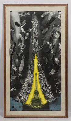 [Из коллекции искусствоведа Т. Юрьевой] Цехомская Н. Без названия (Эйфелева башня). 2004. 