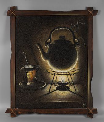 [Из коллекции искусствоведа Т. Юрьевой] Бируля И. М. Ожидание. 2000. Холст, см. техника. 