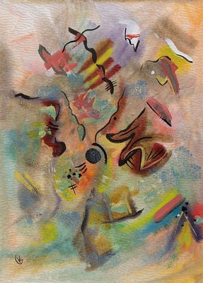 Комиссаров В. П. Flax box. 2010-е гг. Бумага, смешанная техника. Размер листа 56х40,5 см. Хороше 