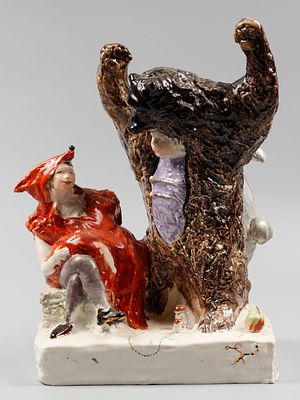 И. Асиновский "Дети в костюмах зверей на Новогоднем балу". Авторская Новогодняя статуэтка. 2016 г. 