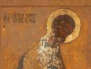 Икона деисусного чина (храмовая). Архангел Михаил и Апостол Петр. XIX в. Дерево, лекас, темпера. Изображение - 1