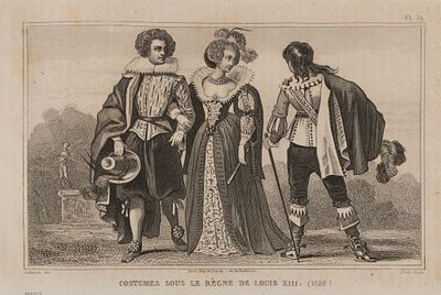 Костюмы времени правления Луи XVIII. 1850-е гг. Бумага, гравюра на стали. Размер листа 14,5х23 см. 