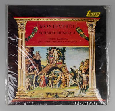 Boston camerata Monteverdi Scherzi musikali Turnabaut 1970 Англия NM