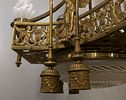 Люстра в стиле ампир с плафонами. Факелы. Рубеж XIX - ХХ в. Стекло, грань, матовое стекло Изображение - 3