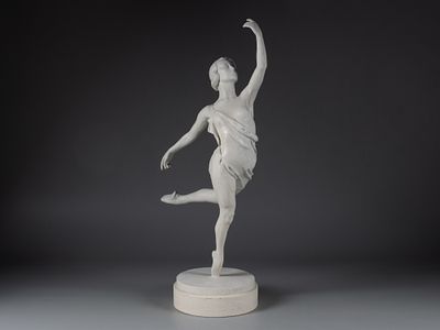 Янсон-Манизер Е.А. Скульптура. Модель памятника Галине Улановой. 1936. Гипс. Самовывоз из 