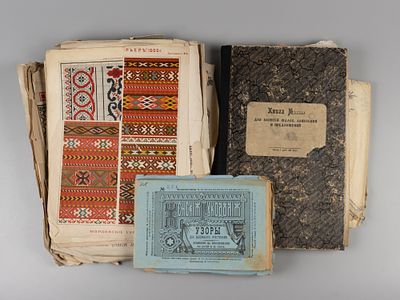 Русские рукоделия. Брошюры, приложения к модным журналам по вышиванию. Выкройки. Конец XIX. Больш 