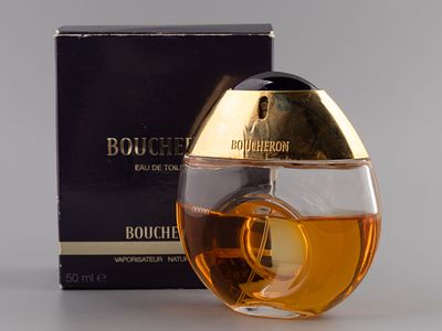 Boucheron Духи Eau de toilette 50 мл. Франция Конец 1990х. Размер упаковки 10х8.5х4 см. Флакон 