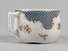 Чайные пары. 6 шт. Чешуйчатый серый узор и букеты. Дулево. 1920-1930-е. Фарфор, деколь, ручная Изображение - 6