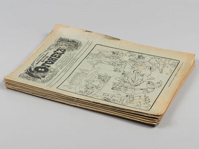 [12 выпусков] Огонек. 12 выпусков за 1909 год. Еженедельный художественно-литературный журнал. О 