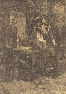Буров И. А. (по оригиналу), Хелмицкий И. И. (гравер) Посещение узника Петром III. Приложение к 
