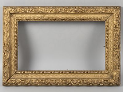 Рама картинная. Золотая с барочным орнаментом. Конец XIX - начало XX века. Дерево, резьба 