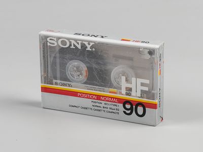 Магнитофонная аудиокассета. Sony. 90 мин. Япония, 1990-е. Запечатанная, в оригинальной пленке. Р 