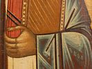 [Памятник XV века] Икона. Святой Николай Чудотворец со святыми Флором и Лавром. Новгород Изображение - 7