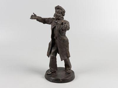 Статуэтка. Ноздрёв (из серии "Герои произведений Н.В. Гоголя"). Авт. А. А. Соловьева. Кусинский 