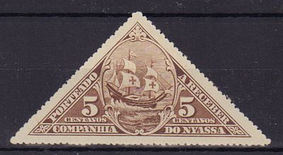 Почтовая марка Компании "Ньясса". Парусник. 1924 г. Мих. Порто №5. Негашеная. Состояние *.