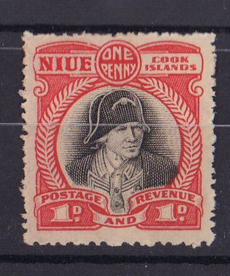 Почтовая марка острова Ниуе. Мореплаватель. 1932 г. Мих. №39. Негашеная. Состояние *.
