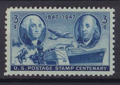 Почтовая марка США. Транспорт. 1947 г. Мих. №555. Негашеная. Состояние **.