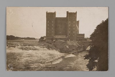 Эстония. Нарва. Вид на Кренгольмскую мануфактуру. Фотографическая открытка. НДо 1905 г. Открыточ 