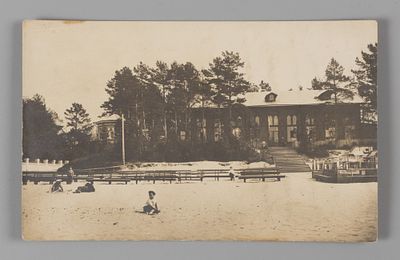 Эстония. Гунгербург (ныне Нарва-Йыэсуу) Моской берег. Начало ХХ в. Открыточный формат. Изд. 