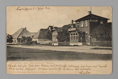 Эстония. Привет из Балтийского порта (ныне Хаапсалу) Фото А.В. Никитина. Открытка Начало ХХ в. 