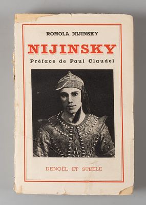[Автограф Ромолы Нижинской] [На фр. яз. Нижинский] Nijinsky R. Nijinsky. Paris, 1934. Nijinsky 